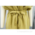 Women Summer Elastic Short Short Short-V-Neck Wrap turista